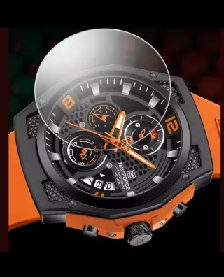 Reloj Naviforce Negro Naranja Cronógrafo