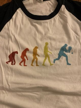 Camiseta de pádel evolución hombre