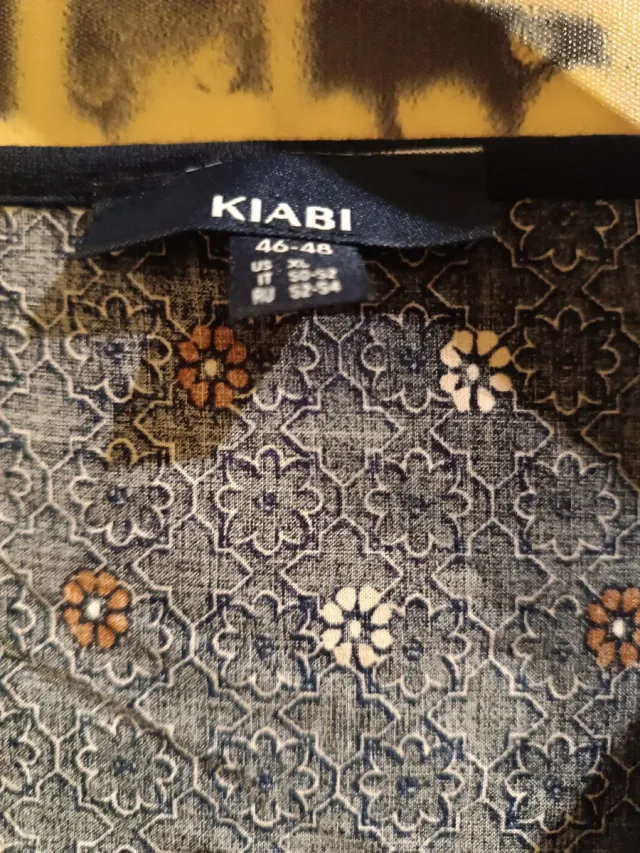 Vestido estampado manga larga