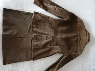 Traje pana marrón chaqueta y falda