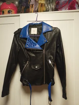 Cazadora Biker Mango Talla S