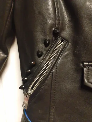 Cazadora Biker Mango Talla S