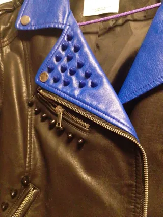 Cazadora Biker Mango Talla S