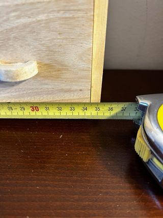 cassettiera da appendere con cassetti, in legno