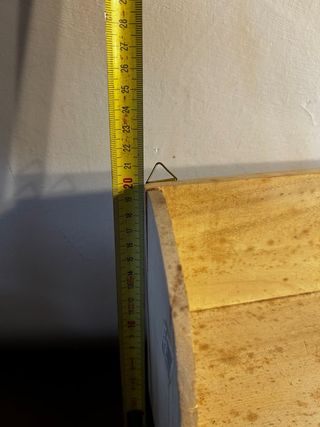 cassettiera da appendere con cassetti, in legno