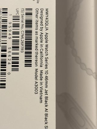 Apple Watch Series 10 46mm Negro