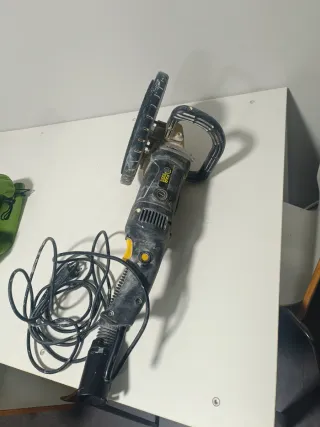 Lijadora de paredes con aspiración