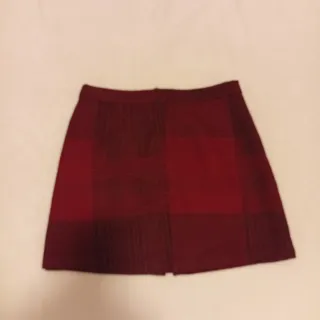 Falda Stradivarius T38 cuadros