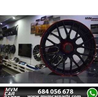 4 Llantas 19 Mercedes AMGW 205 C63 Gloss Red MB44