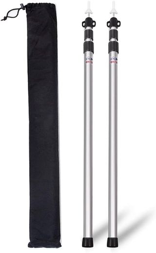 2 Postes Tienda Campaña Telescópicos 120-300cm