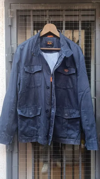 Chaqueta bush jacket Spagnolo L azul