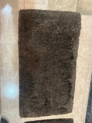 Tappeti marroni in pelo di lana