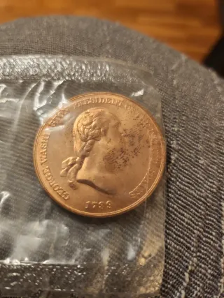 Moneda George Washington 1789