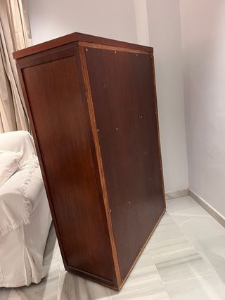 Vitrina Comedor Madera con puertas de Cristal