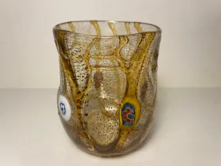 Bicchiere Murano Vintage Vetro Artistico