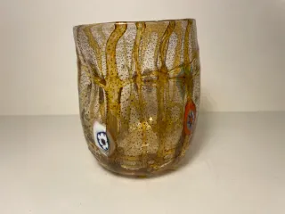 Bicchiere Murano Vintage Vetro Artistico