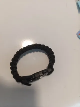 Pulsera Paracord Negra