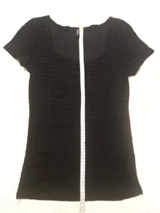 Camiseta negra manga corta Amisu