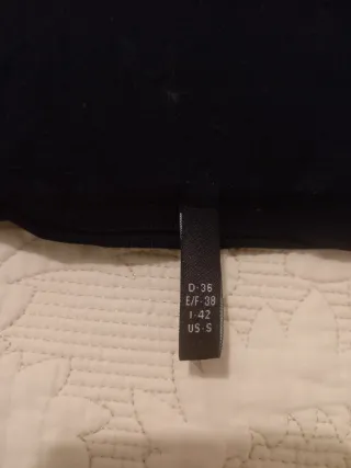 Camiseta negra manga corta Amisu