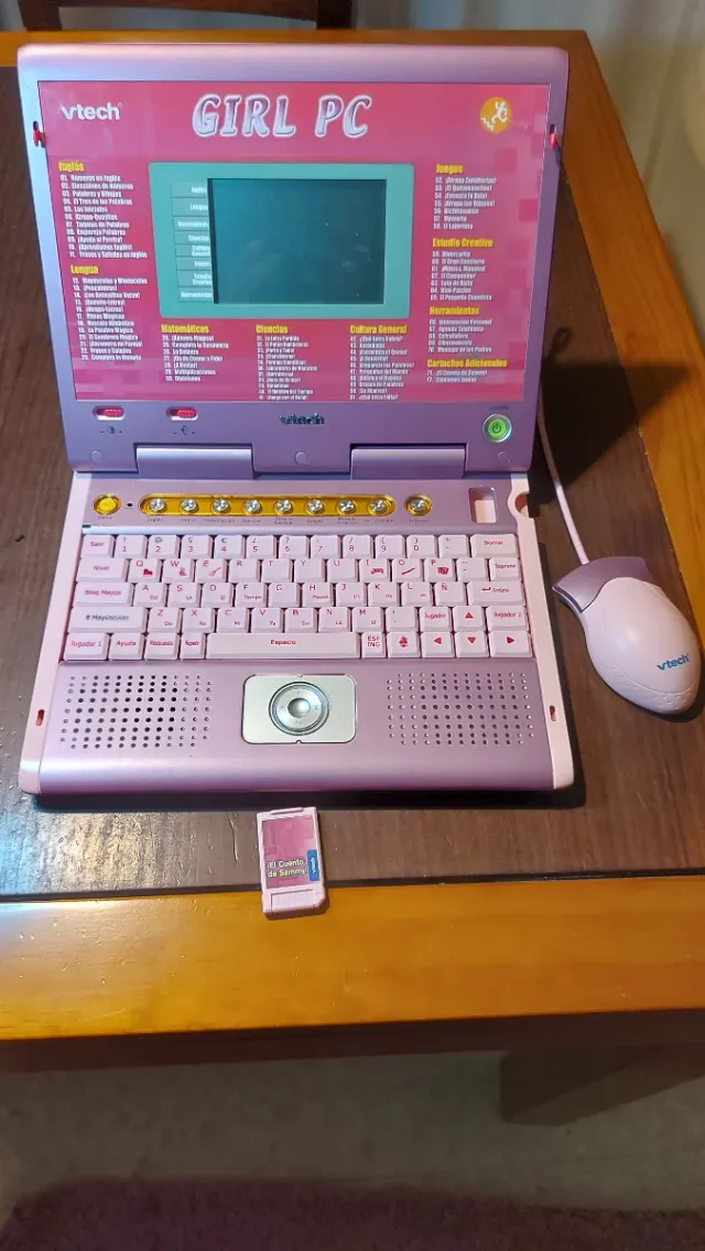 Vtech Girl PC Rosa com Mouse e Cartucho