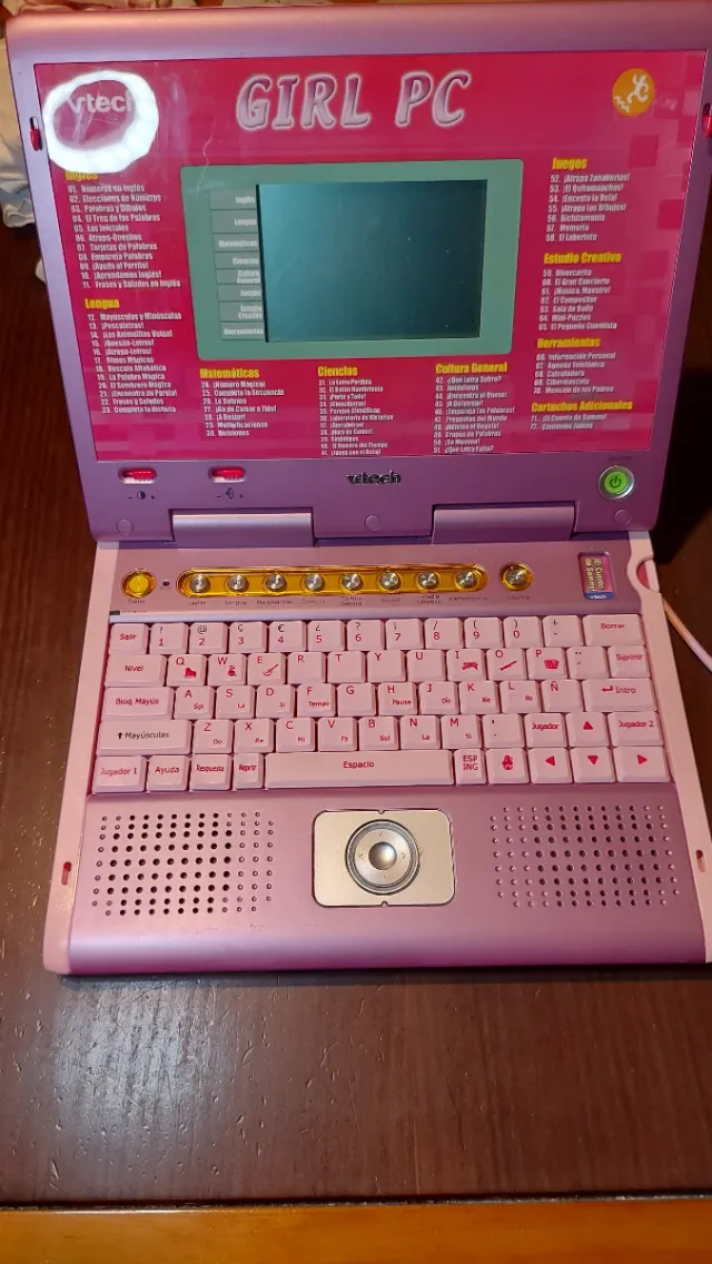 Vtech Girl PC Rosa com Mouse e Cartucho