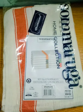 12 Strofinacci Cotone Spigato 50x70 cm