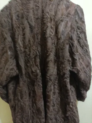 Chaquetón Astrakán Marrón