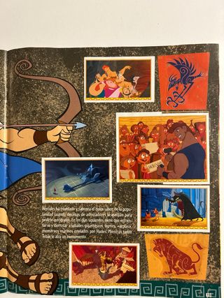 Álbum Cromos completo Hércules Disney Panini