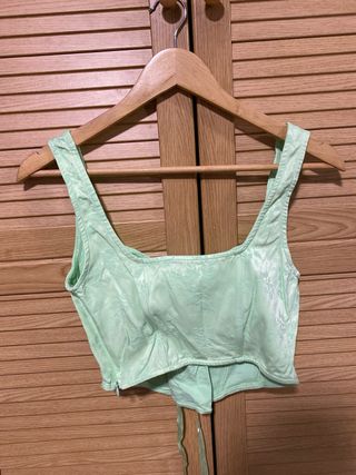 Corsé verde lima Stradivarius