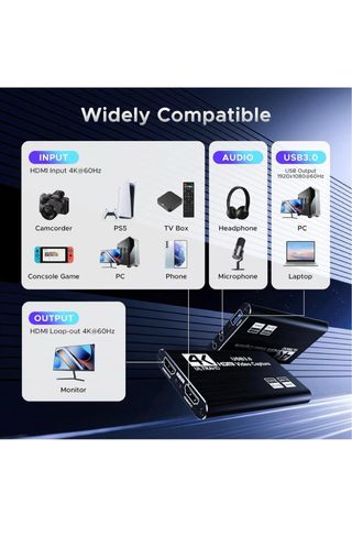 Chollo! Capturadora Video HDMI USB 3.0 4K