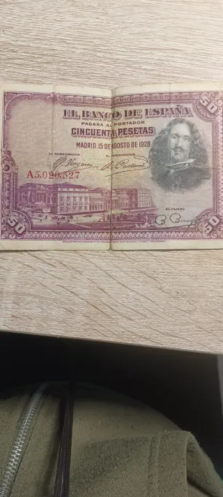 Billetes de España: 100 y 50 Pesetas