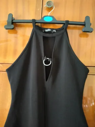 Body Bershka negro con aro