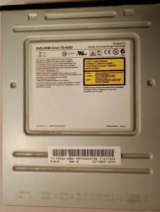 Unidad DVD-ROM Toshiba Samsung TS-H352 de Segunda mano por 15 EUR