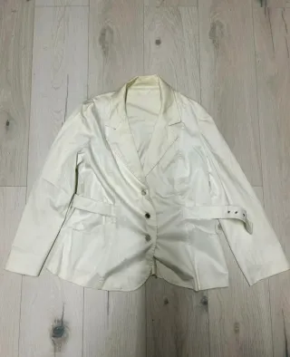Giacca donna elegante bianca