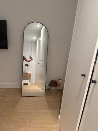 Specchio Maison du Monde Nero Metallico