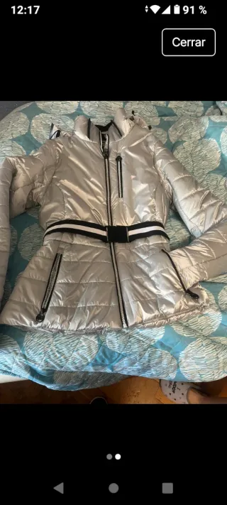 Cazadora Nieve Mountain Plata