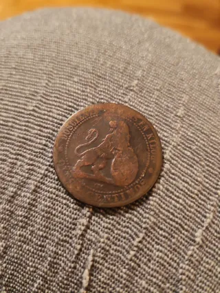 Moneda antigua de coleccion