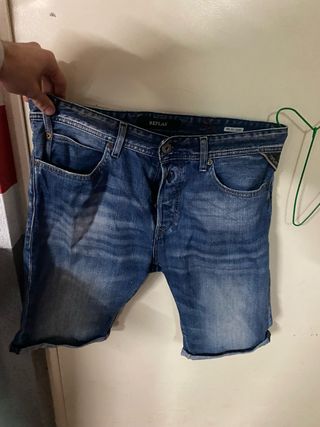 Pantalón corto Replay azul