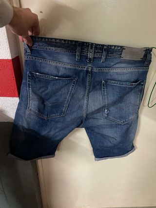 Pantalón corto Replay azul