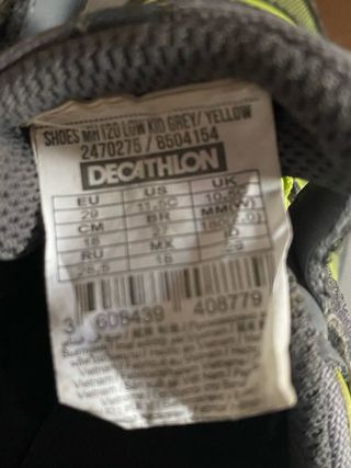 Zapatillas senderismo niño Talla 29 Decathlon