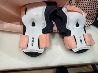 Patines infantiles Oxelo rosas y morados