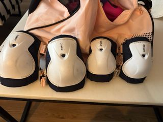 Patines infantiles Oxelo rosas y morados