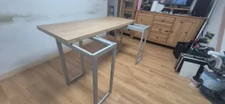 Mesa comedor extensible doble hoja