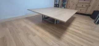 Mesa comedor extensible doble hoja