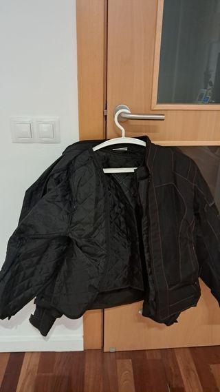 Chaqueta moto mujer