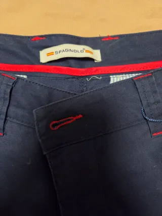 Pantalón corto azul