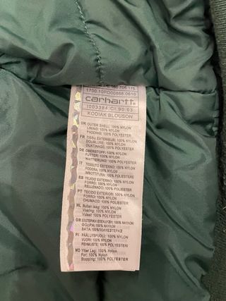 Giacca Carhartt con cappuccio verde