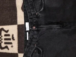 Pantalones vaqueros anchos grises