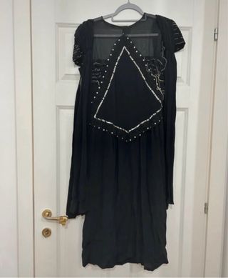 Abito cerimonia organza imbastito