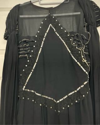 Abito cerimonia organza imbastito